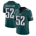 Perkns P.Eagles #52 Jonathan Greenard Player Team Color Green Vapor Untouchable Home Game Stitched Jerseys