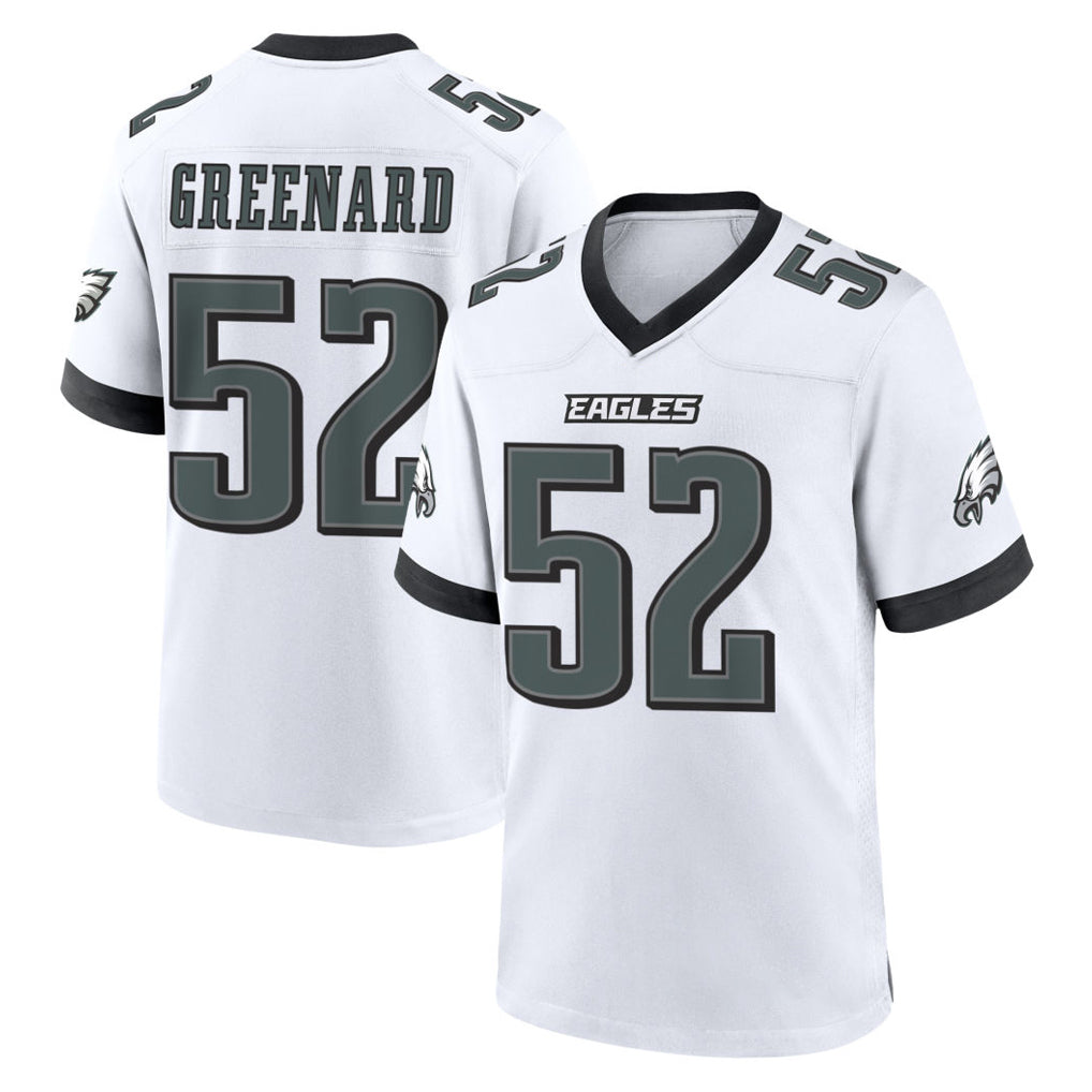 Perkns P.Eagles #52 Jonathan Greenard Player White Game Home Stitched Jerseys