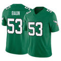 Perkns P.Eagles #53 Zack Baun Player Green Kelly Alternate Vapor F.U.S.E. Home Game Stitched Jerseys
