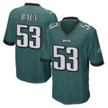 Perkns P.Eagles #53 Zack Baun Player Team Color Green Home Game Stitched Jerseys