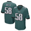 Perkns P.Eagles #58 Jalyx Hunt Player Team Color Green Home Game Stitched Jerseys