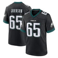 Perkns P.Eagles #65 Lane Johnson Player Black Game Home Stitched Jerseys