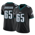 Perkns P.Eagles #65 Lane Johnson Player Black Limited Vapor F.U.S.E. Home Game Stitched Jerseys