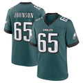 Perkns P.Eagles #65 Lane Johnson Player Green Home Game Stitched Jerseys