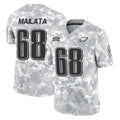Perkns P.Eagles #68 Jordan Mailata Player Arctic Camo Salute to Service Limited Game Stitched Jerseys