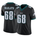 Perkns P.Eagles #68 Jordan Mailata Player Black Limited Vapor F.U.S.E. Home Game Stitched Jerseys