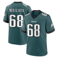Perkns P.Eagles #68 Jordan Mailata Player Green Home Game Stitched Jerseys