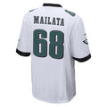 Perkns P.Eagles #68 Jordan Mailata Player White Home Game Stitched Jerseys