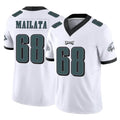 Perkns P.Eagles #68 Jordan Mailata Player White Limited Vapor F.U.S.E. Home Game Stitched Jerseys