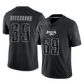 Perkns P.Eagles #69 Landon Dickerson Player Black Reflective Limited Home Game Stitched Jerseys