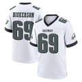 Perkns P.Eagles #69 Landon Dickerson Player White Game Home Stitched Jerseys