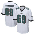 Perkns P.Eagles #69 Landon Dickerson Player White Home Game Stitched Jerseys