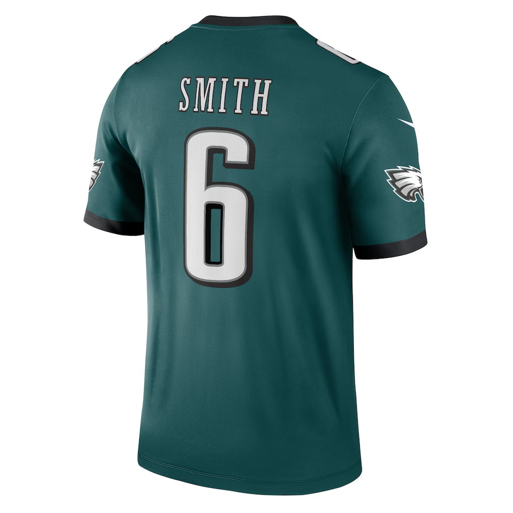Perkns P.Eagles #6 DeVonta Smith Green Legend Player Performance Top Stitched Jerseys