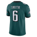 Perkns P.Eagles #6 DeVonta Smith Green Vapor F.U.S.E. Limited Stitched Jerseys