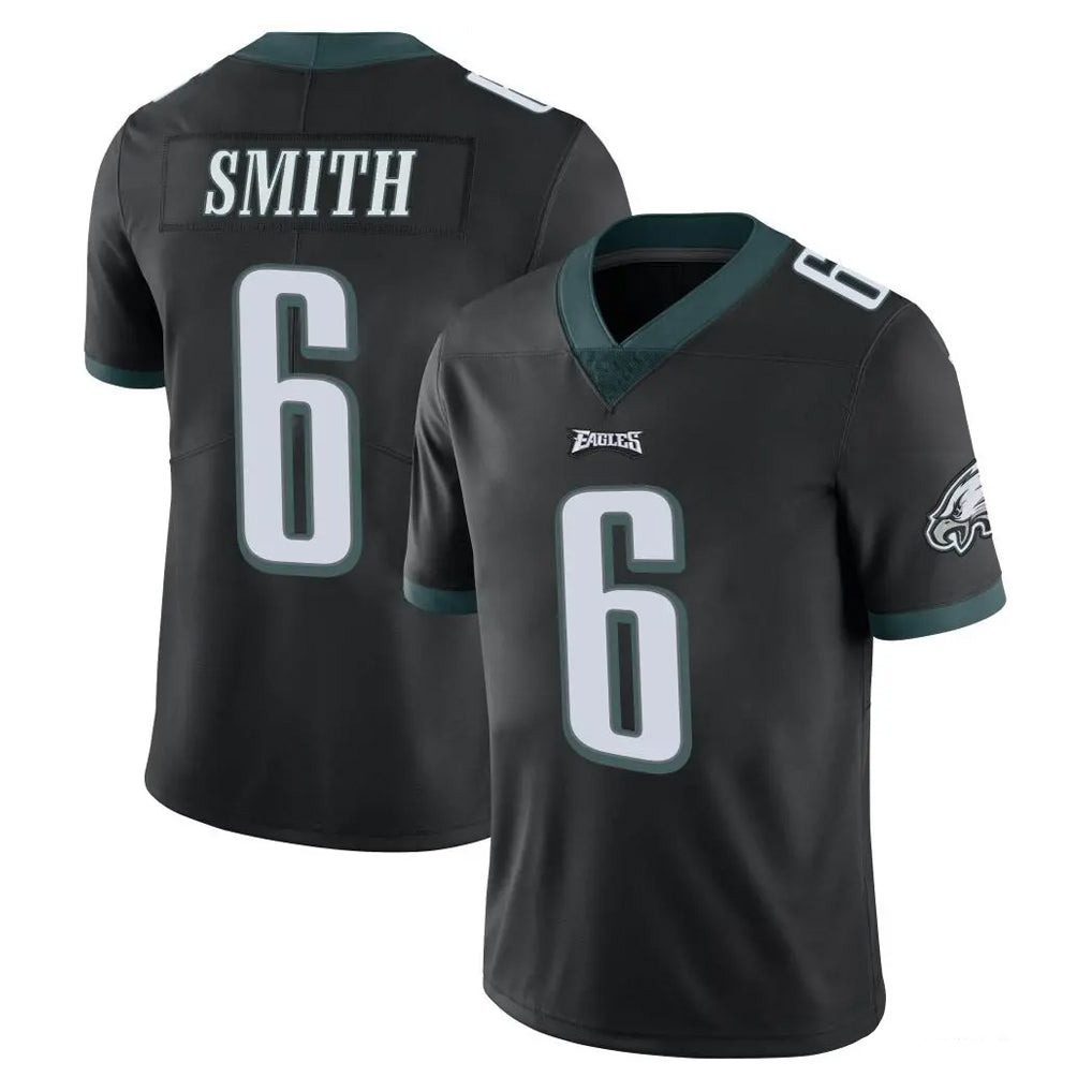 Perkns P.Eagles #6 DeVonta Smith Player Black Limited Vapor Untouchable Home Game Stitched Jerseys