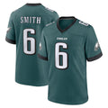 Perkns P.Eagles #6 DeVonta Smith Player Green Home Game Stitched Jerseys