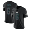 Perkns P.Eagles #6 DeVonta Smith Player Limited Black Impact Home Game Stitched Jerseys
