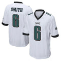 Perkns P.Eagles #6 DeVonta Smith Player White Home Game Stitched Jerseys