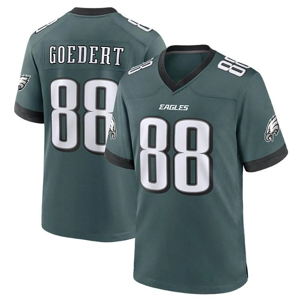 Perkns P.Eagles #88 Dallas Goedert Player Green Home Game Stitched Jerseys