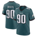 Perkns P.Eagles #90 Jordan Davis Player Green Home Game Stitched Jerseys