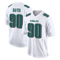 Perkns P.Eagles #90 Jordan Davis Player White Tundra Fashion Home Game Stitched Jerseys