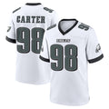 Perkns P.Eagles #98 Jalen Carter Player White Game Home Stitched Jerseys