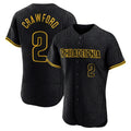 Perkns P.Phillies #2 Justin Crawford Player Black Snake Skin City Home Limited Elite Stitched Jerseys