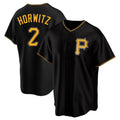 Perkns P.Pirates #2 Spencer Horwitz Player Black Alternate 2025 Home Game Stitched Jerseys
