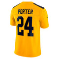 Perkns P.Steelers #24 Joey Porter Jr. Gold Alternate 1933 Throwback Vapor F.U.S.E. Limited Stitched Jerseys