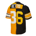 Perkns P.Steelers #36 Jerome Bettis Mitchell & Ness BlackGold 1996 Split Legacy Replica Stitched Puhic Jersey