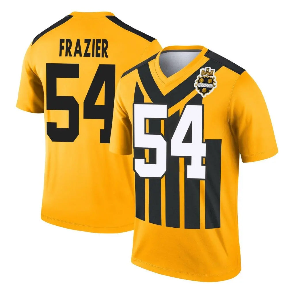 Perkns P.Steelers #54 Zach Frazier Player Gold Legend Limited 1933 Throwback Performance Home Game Stitched Jerseys