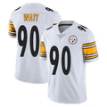 Perkns P.Steelers #90 T.J. Watt Player White Limited Vapor Untouchable Home Game Stitched Jerseys