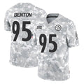 Perkns P.Steelers #95 Keeanu Benton Player Arctic Camo Limited Salute To Service Home Game Stitched Jerseys