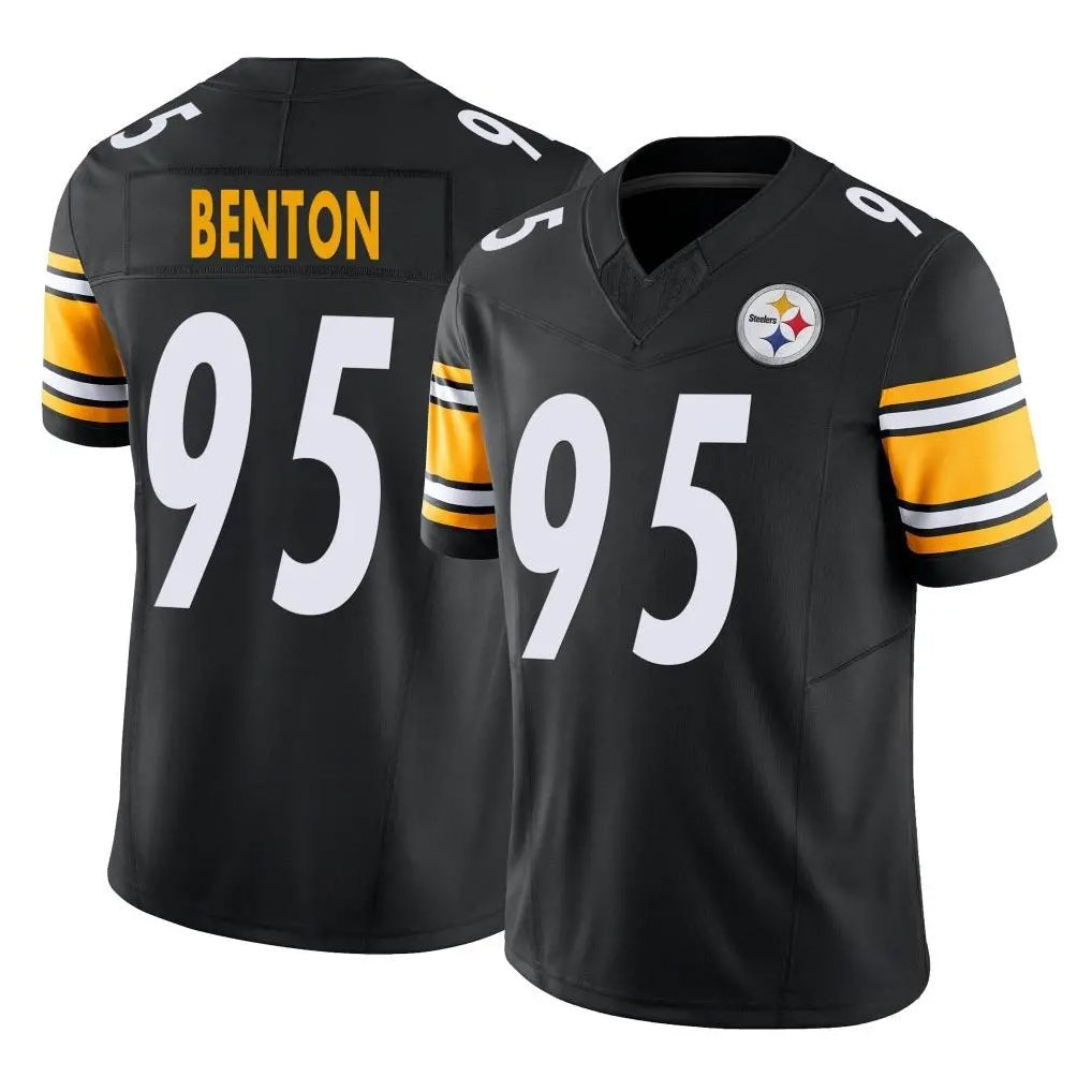 Perkns P.Steelers #95 Keeanu Benton Player Black Limited Vapor F.U.S.E. Home Game Stitched Jerseys