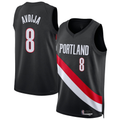 Perkns PT.Blazers #8 Deni Avdija Black Swingman Jerseys - Icon Edition