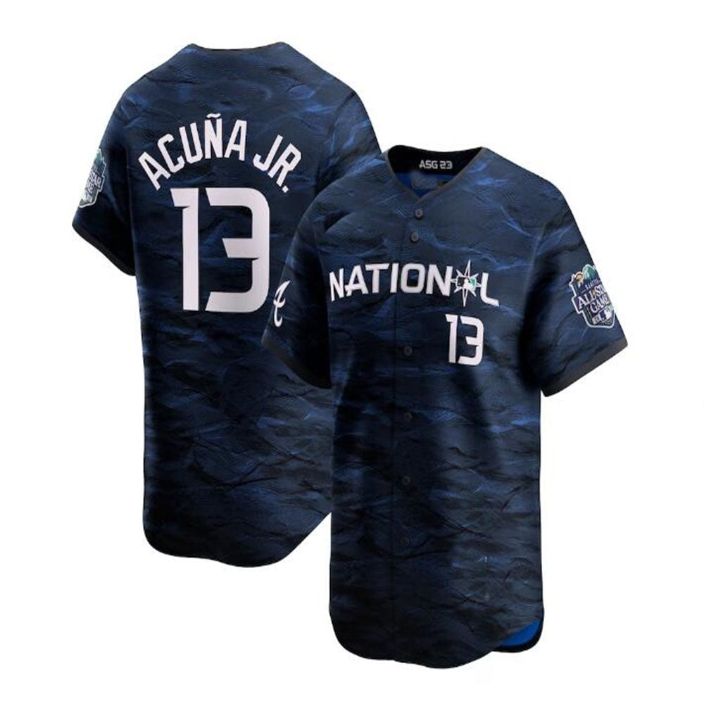 Perkns A.Braves #13 Ronald Acuna Jr. National League 2023 All-Star Game Limited Player Jersey - Royal Personalized Jerseys