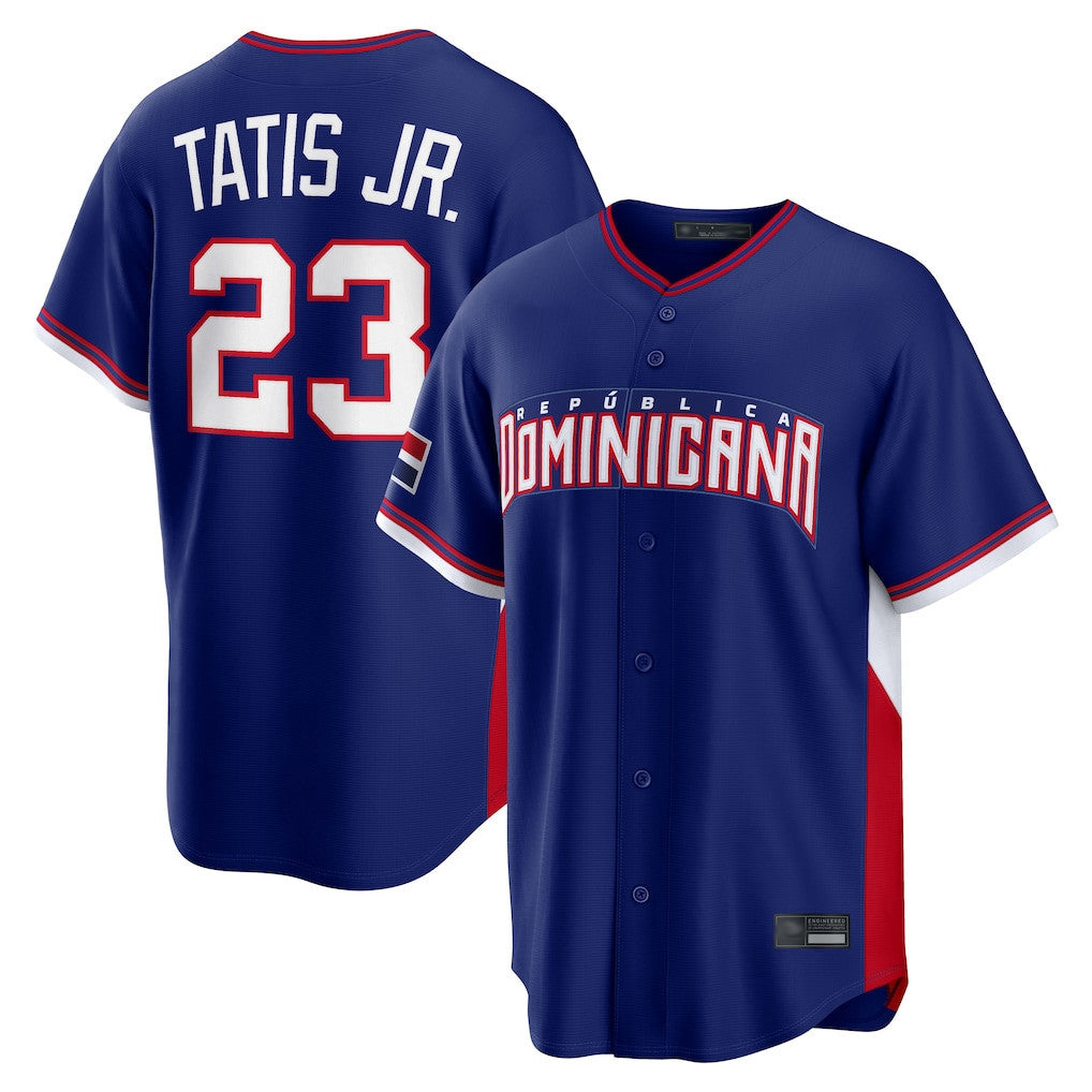 Perkns S.Diego Padres #23 Fernando Tatis Jr Player Royal 2026 World Classic Home Limited Stitched Jerseys