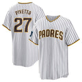 Perkns S.Diego Padres #27 Nick Pivetta Player White Home Game Stitched Jerseys