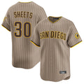 Perkns S.Diego Padres #30 Gavin Sheets Player Khaki Home Limited Stitched Jerseys