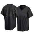 Perkns S.Diego Padres #98 Randy Vasquez Player Black Pitch Fashion Game T-shirt Stitched Jerseys