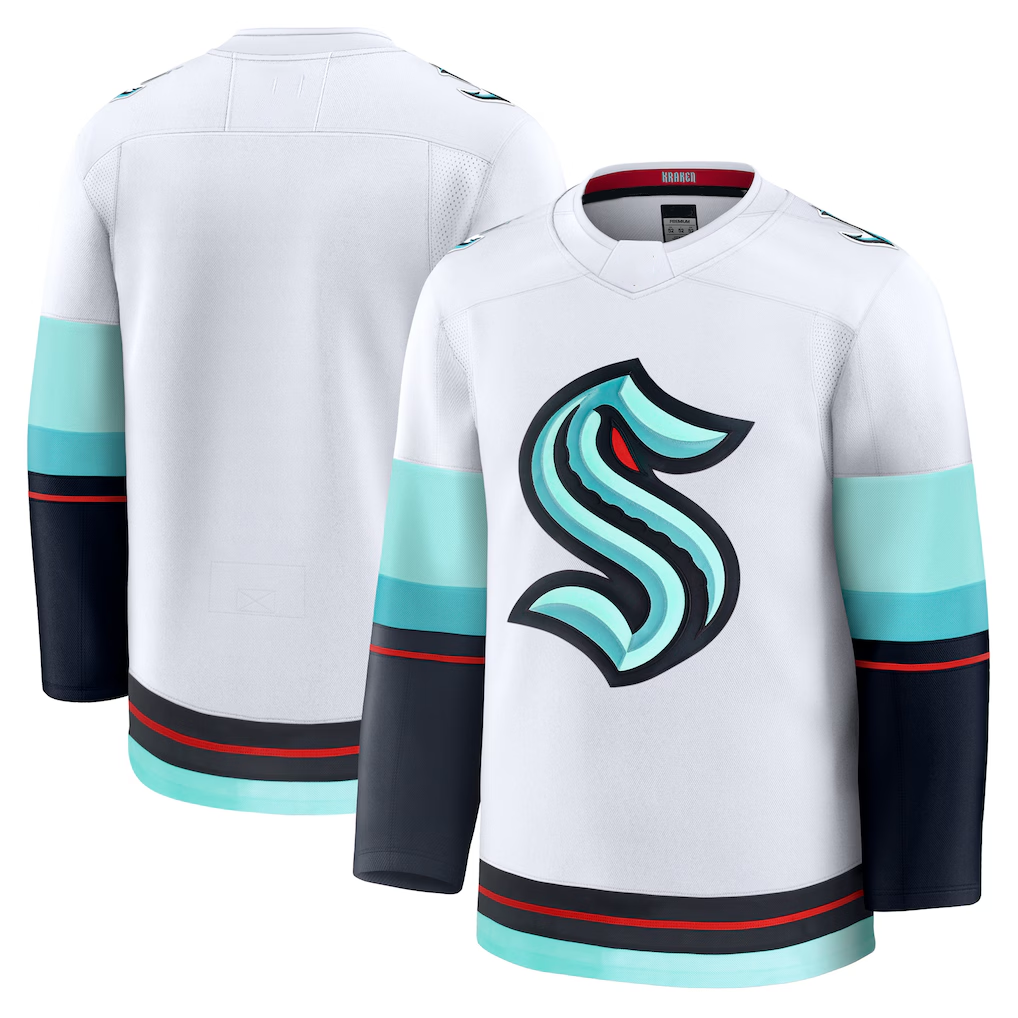Perkns S.Kraken White Away Premium Jerseys