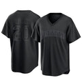 Perkns S.Mariners #20 Luke Raley Player Black Replica Fashion T-shirt Stitched Jerseys