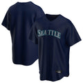 Perkns S.Mariners Blank Player Navy Home Game Stitched Jerseys