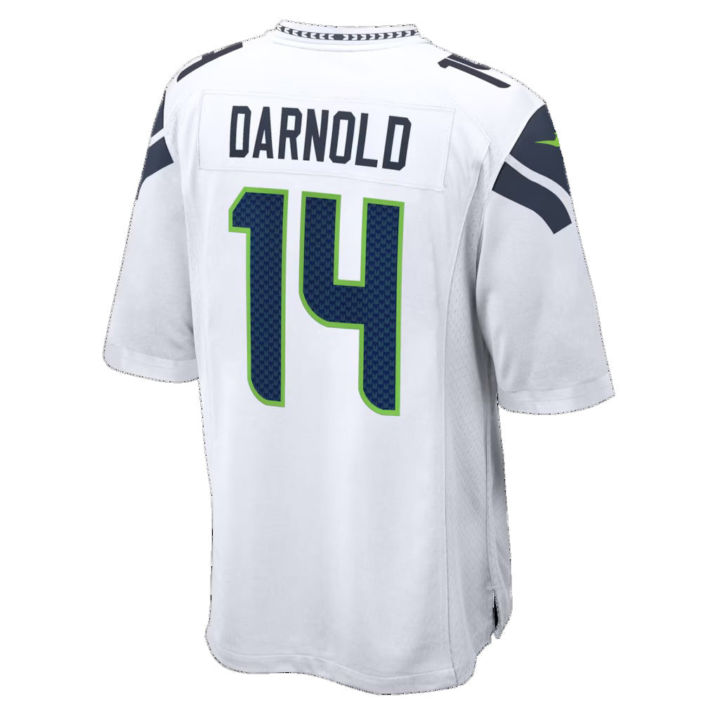 Perkns S.Seahawks #14 Sam Darnold White Game Stitched Jerseys