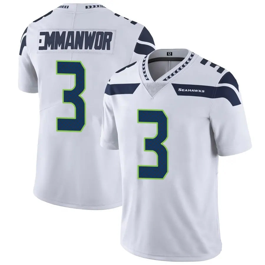 Perkns S.Seahawks #3 Nick Emmanwori Player White Vapor Limited Football Jersey
