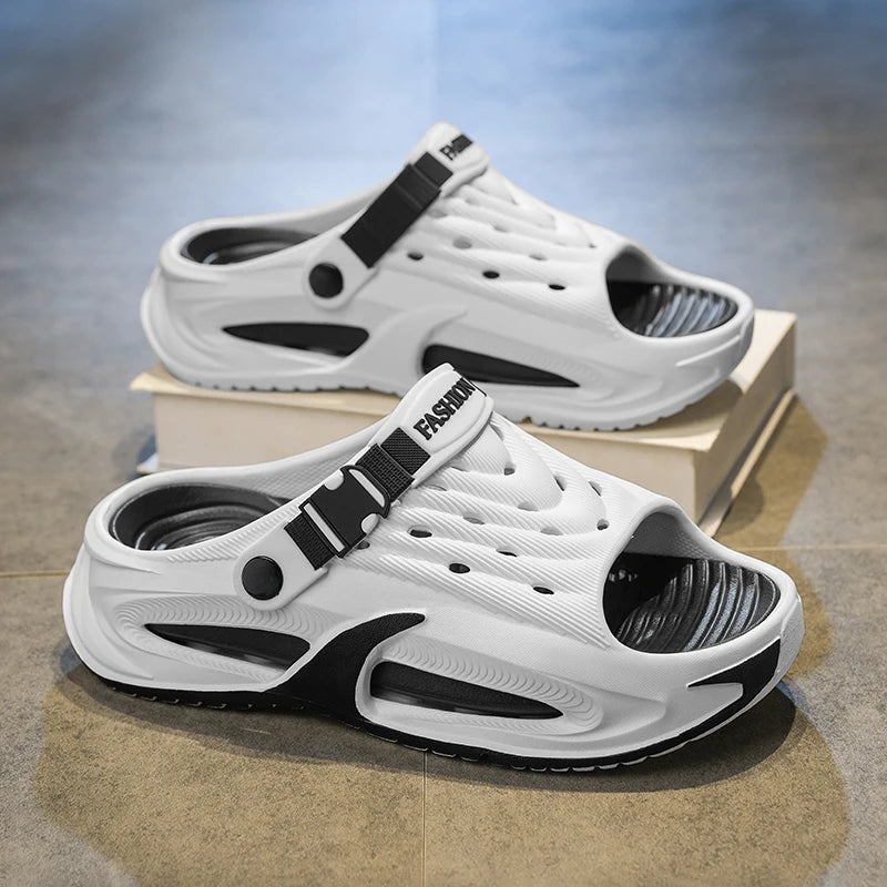 Summer Casual Men's Slippers Beach Clogs Outdoor Sandals Fashion EVA Soft Slides Men Water Garden Shoes Male House Slippers
