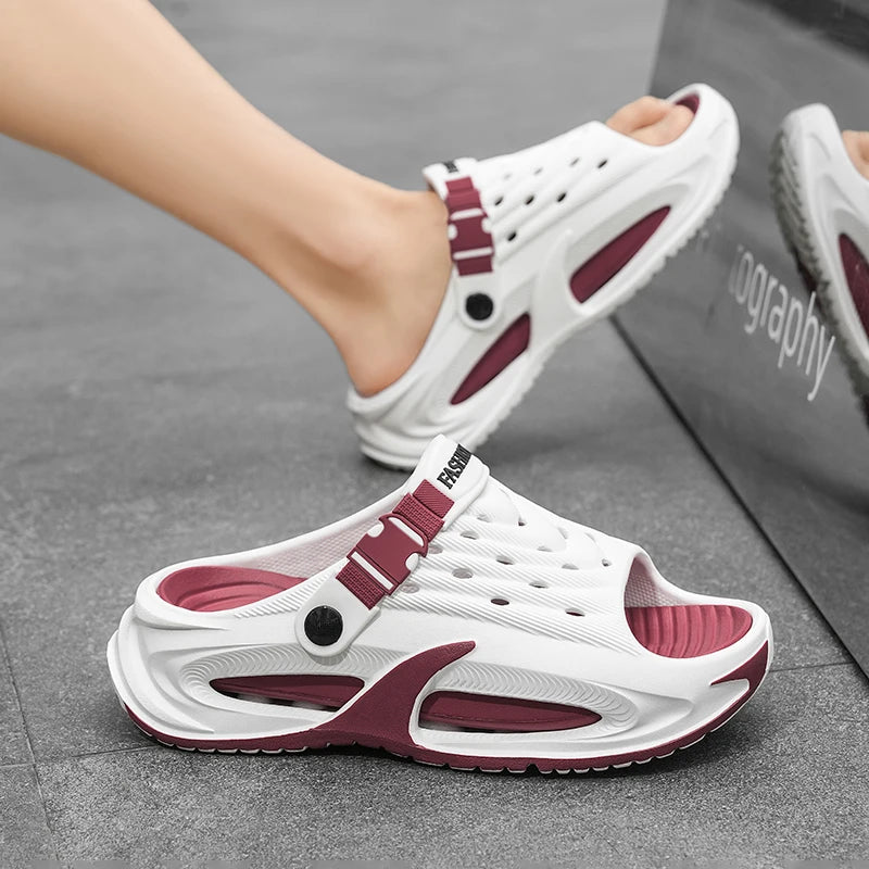 Summer Casual Men's Slippers Beach Clogs Outdoor Sandals Fashion EVA Soft Slides Men Water Garden Shoes Male House Slippers