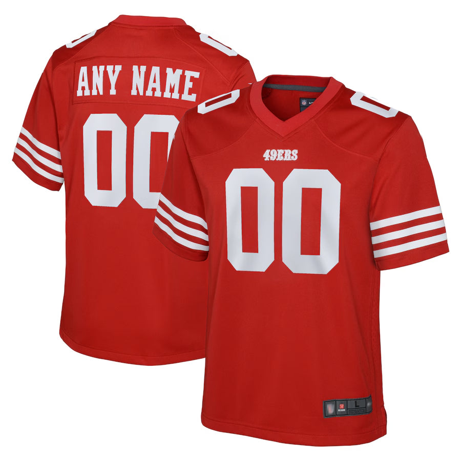 Perkns Custom SF.49ers Game Team Colour Stitched Jerseys
