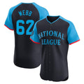 Perkns SF.Giants #62 Logan Webb Player Navy National League All-Star Home Limited Elite Stitched Jerseys