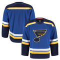 Perkns St.L.Blues Blue Home Authentic Pro Jerseys
